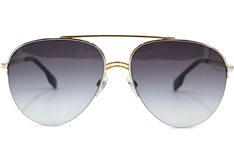 Burberry Modern Urban Series Silver Aviator Sunglasses for Men Asia Edition BE3113-1303-8G 圖 3