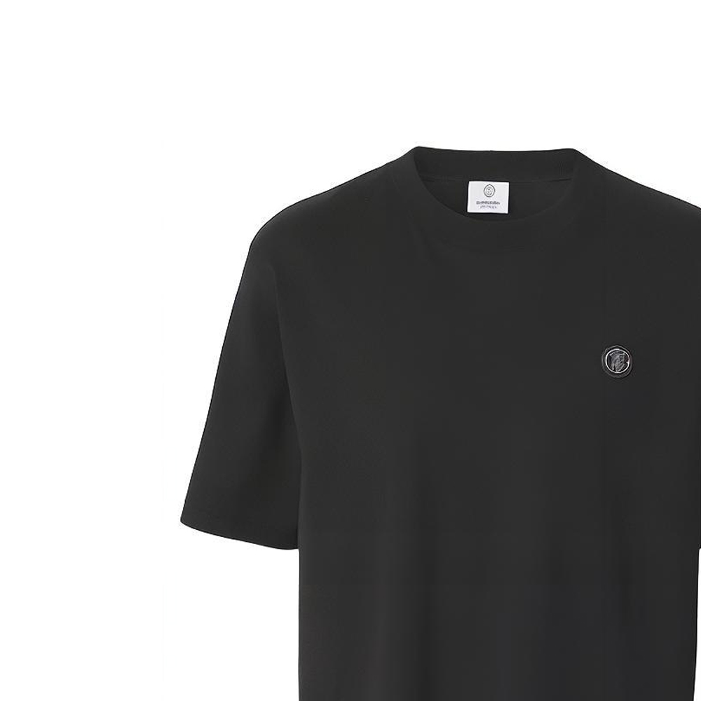 Purchase Burberry Monogram Kaos Pendek Katun Hitam Pria. 80416981