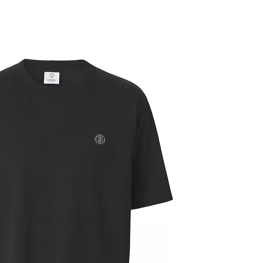 Details for Burberry Monogram Kaos Pendek Katun Hitam Pria. 80416981