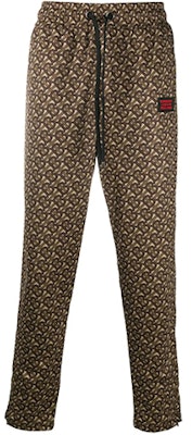 버버리 모노그램 드로스트링 조거팬츠 남성 - 말 브라운 80264671 Buy 버버리 모노그램 드로스트링 조거팬츠 남성 - 말 브라운 80264671