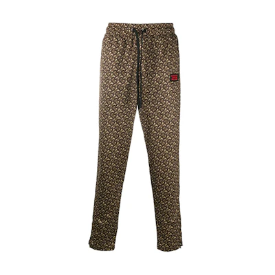 Burberry Monogram Drawstring Jogger Pants Men - Marl Brown 80264671