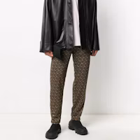 Lookbook Burberry 經典字母束繩運動長褲 男款 - 棕褐色 80264671