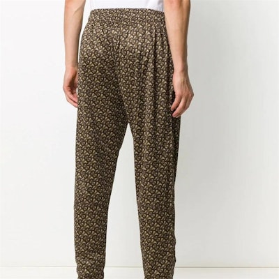 버버리 모노그램 드로스트링 조거팬츠 남성 - 말 브라운 80264671 Purchase 버버리 모노그램 드로스트링 조거팬츠 남성 - 말 브라운 80264671