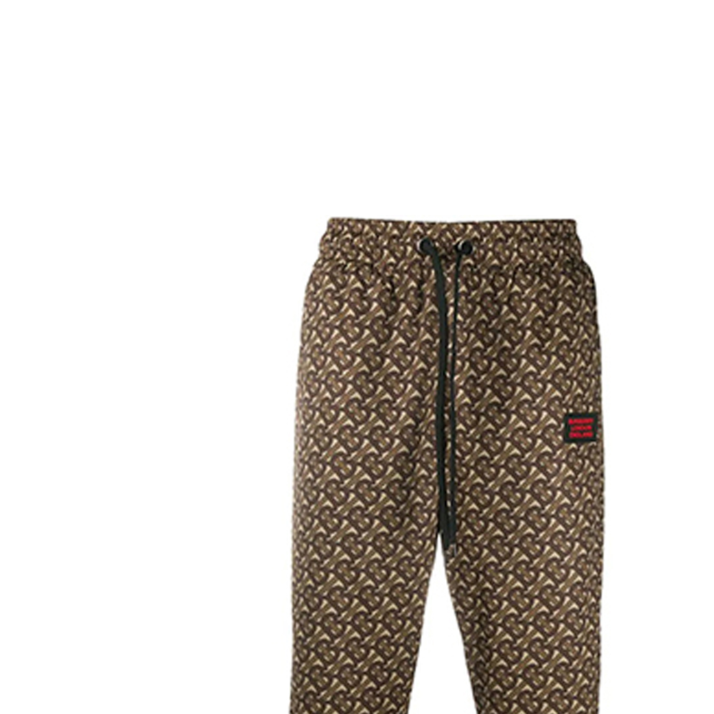Details for 버버리 모노그램 드로스트링 조거팬츠 남성 - 말 브라운 80264671