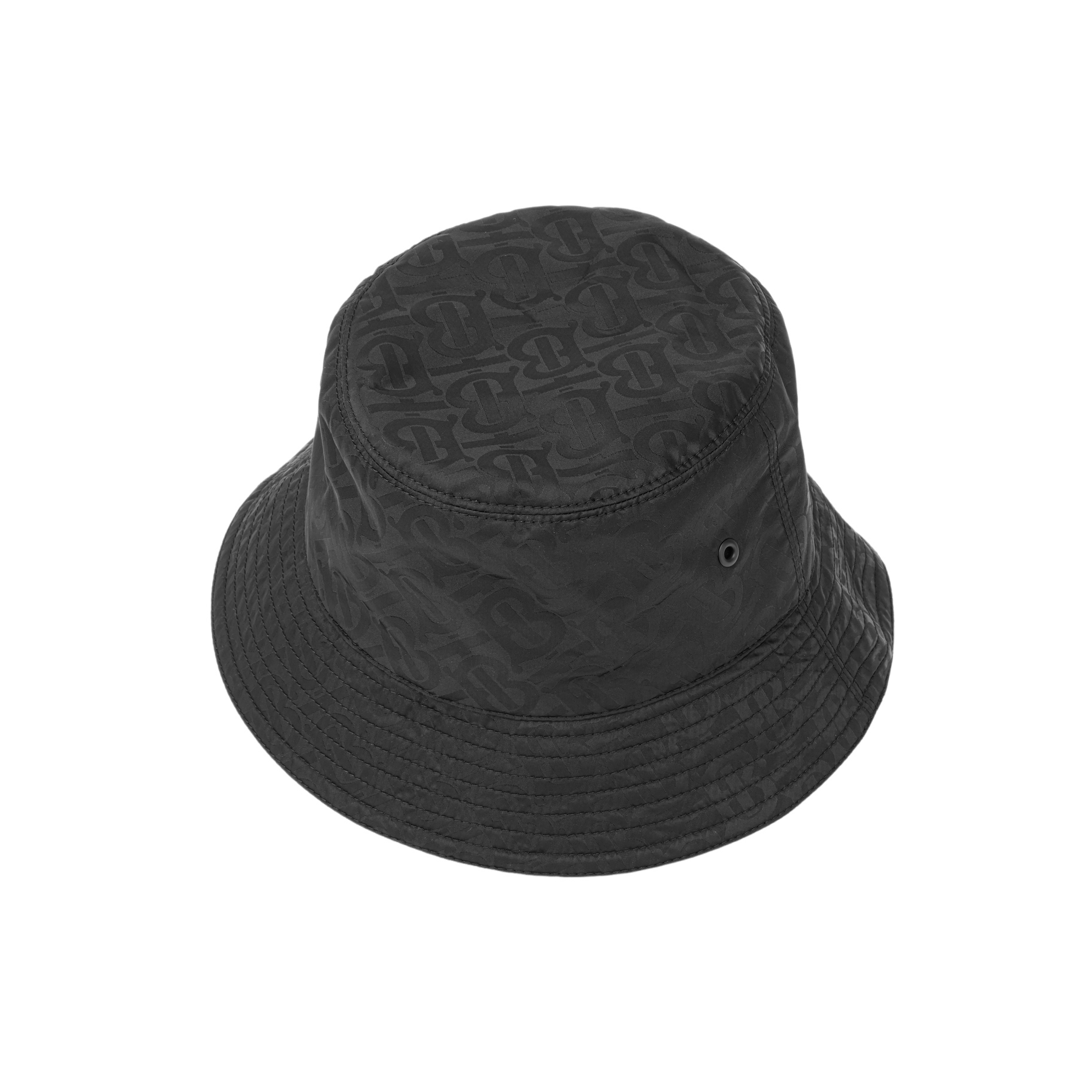 Burberry Monogram Jacquard Polyester Bucket Hat Unisex Couple Style Black. 8031026 圖 4