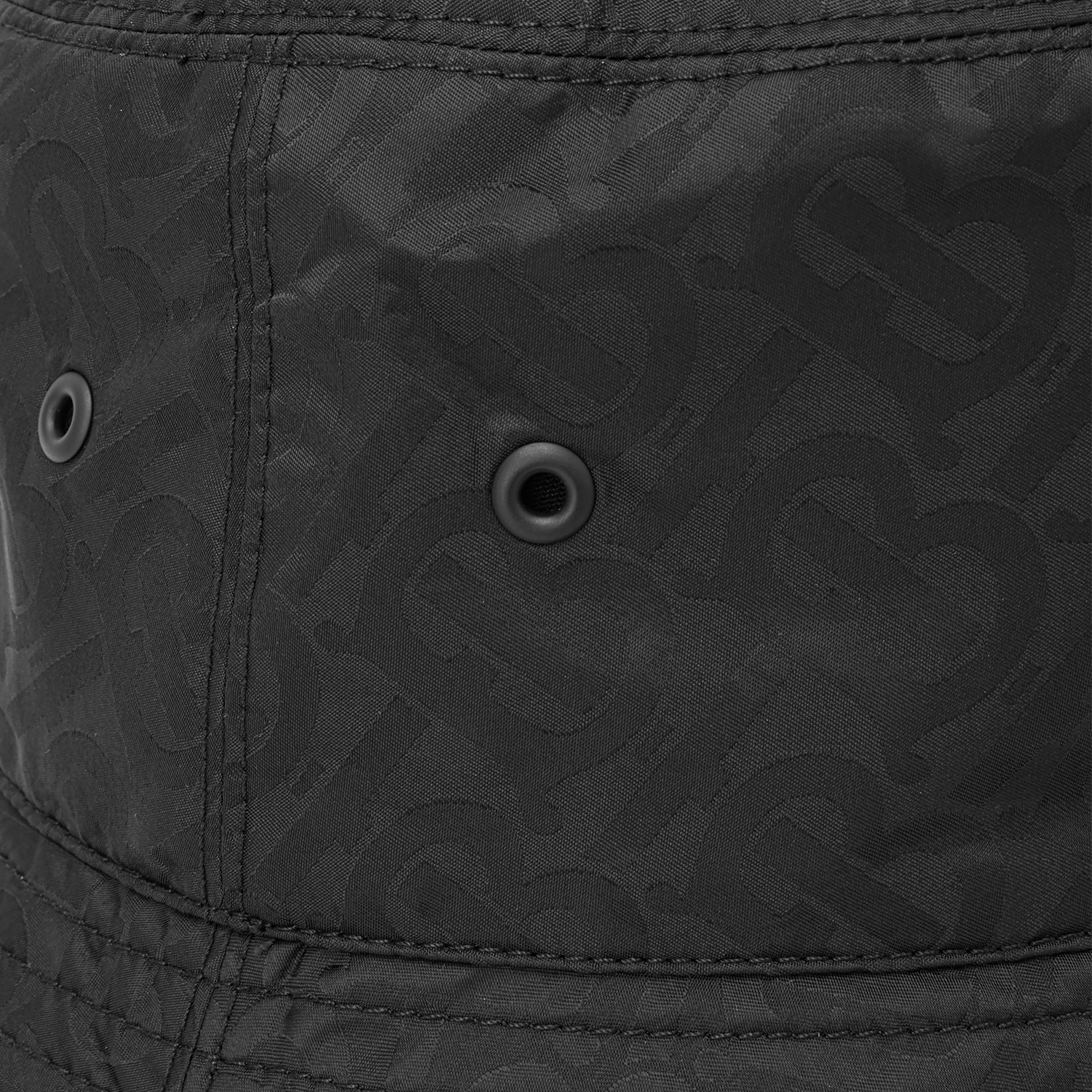 Burberry Monogram Jacquard Polyester Bucket Hat Unisex Couple Style Black. 8031026 圖 6