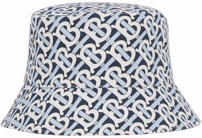 burberry-monogram-logo-print-cotton-bucket-hat-navy-blue-80483051