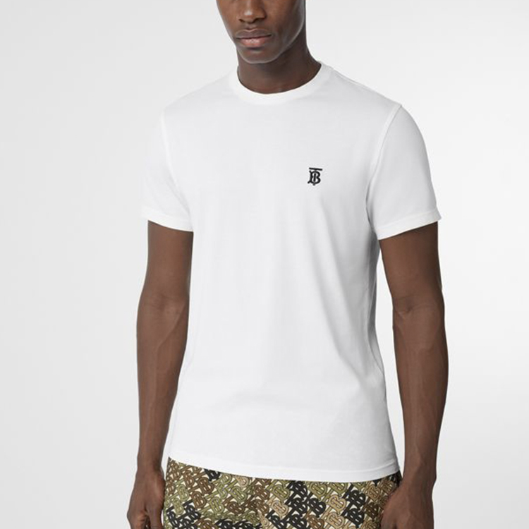 Burberry Monogram Motif Cotton T-Shirt White 80140211 圖 4