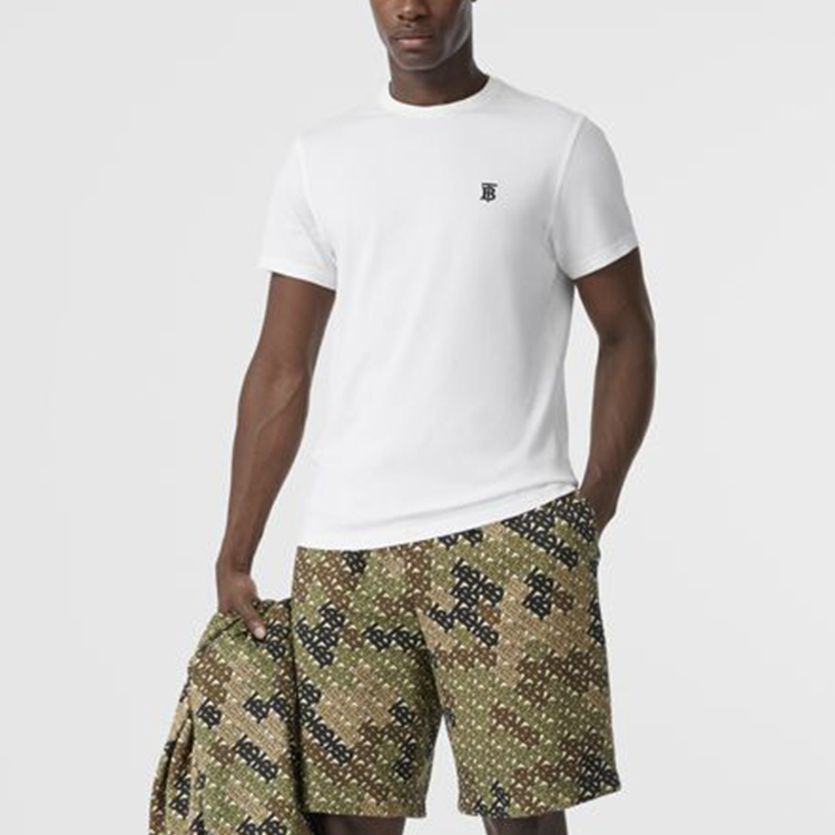 Burberry Monogram Motif Cotton T-Shirt White 80140211 圖 5