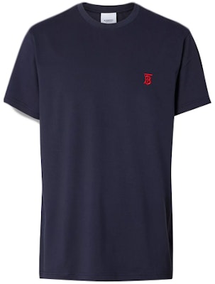 Burberry Monogram Motif Baju-T Biru Navy Lengan Pendek Lelaki 80140221 Order Burberry Monogram Motif Baju-T Biru Navy Lengan Pendek Lelaki 80140221