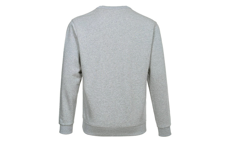 Lookbook 버버리 모노그램 프린트 캐주얼 루즈핏 크루넥 스웻셔츠 그레이 80172291