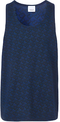 Camiseta sin mangas de algodón con estampado Monograma Burberry - Azul 80488561 Buy Camiseta sin mangas de algodón con estampado Monograma Burberry - Azul 80488561