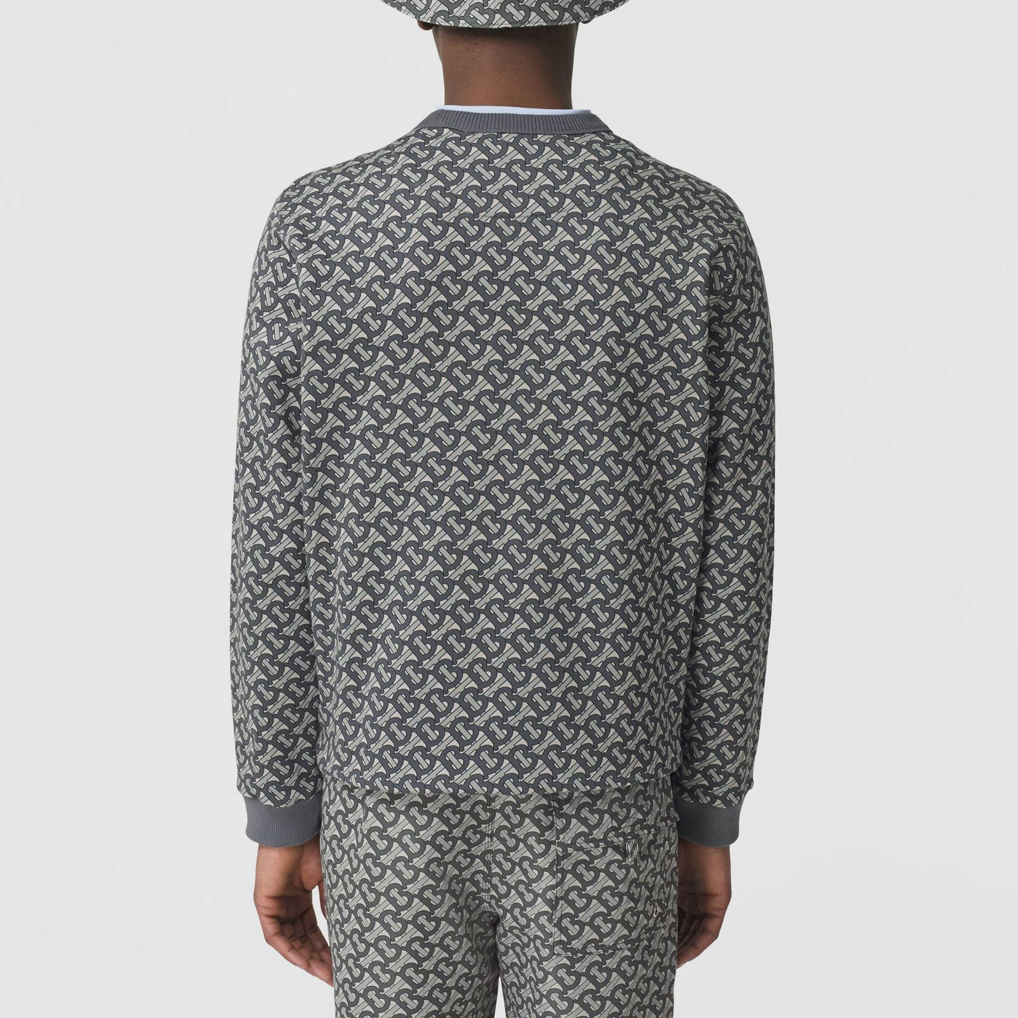 Burberry Monogram Print Pullover Sweatshirt Grey 80501931 圖 5