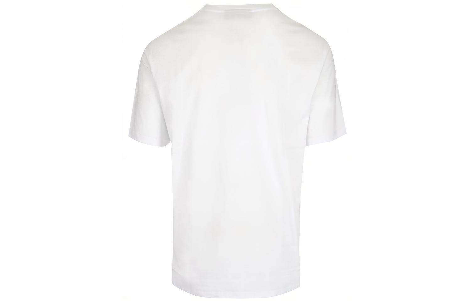 Burberry Monogram Print Unisex White Crewneck T-Shirt 8007830 圖 3