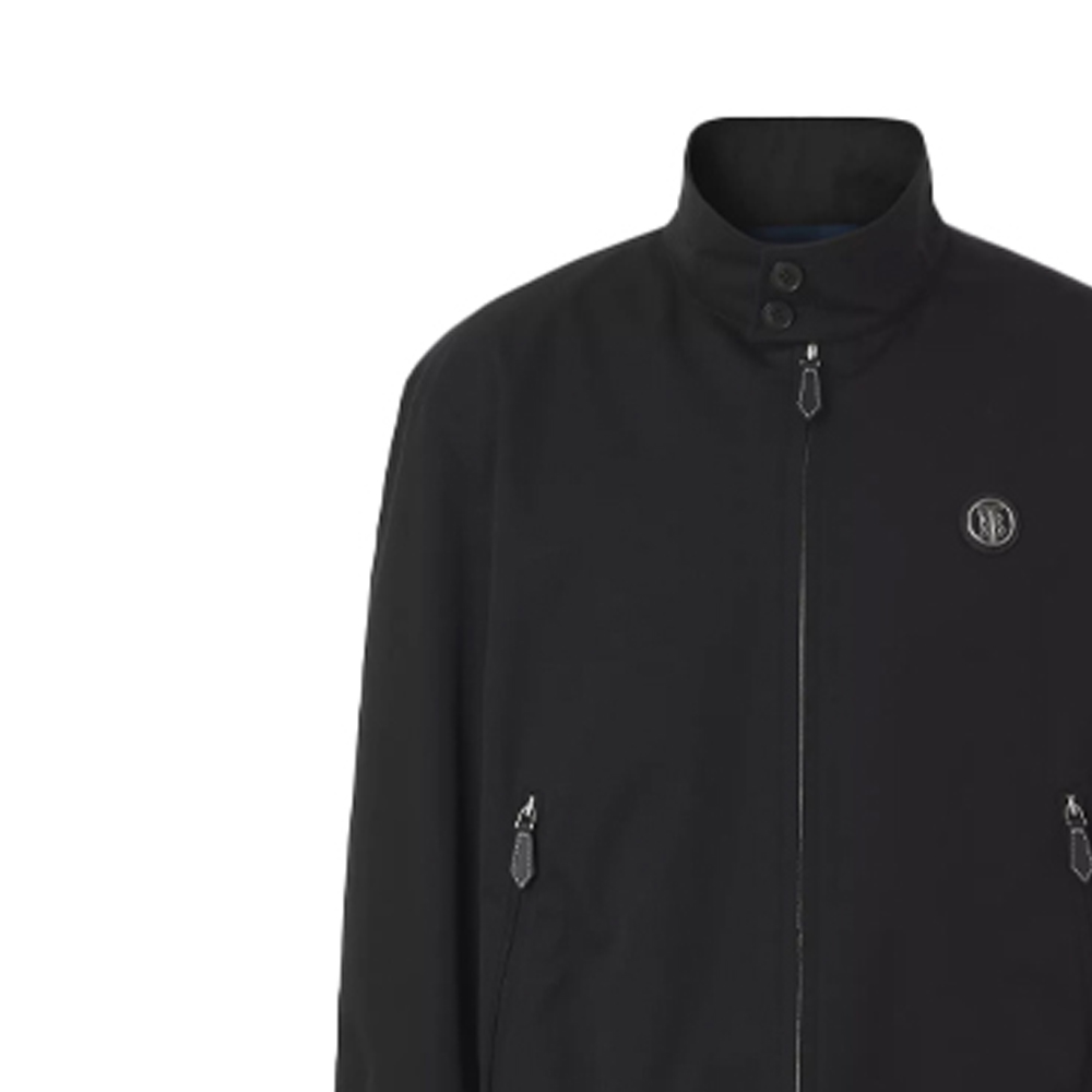 Burberry Monogram Stand Collar Long Sleeve Jacket Black 80415901 圖 6