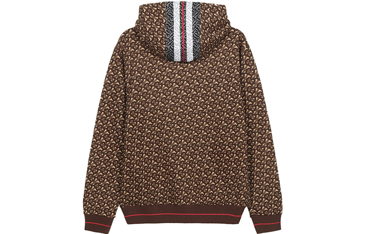 Burberry Monogram Stripe Sweatshirt Saddle Brown for Men 80182411 圖 3