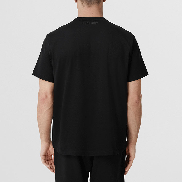 Burberry Monster Print Cotton Oversized T-Shirt for Men. 80519741 圖 4
