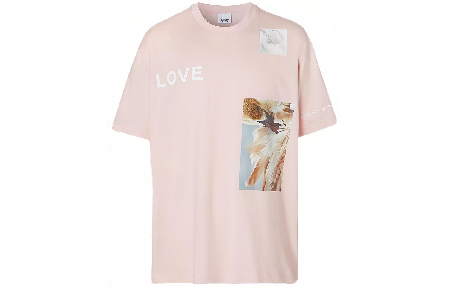 Burberry Montage Logo T-Shirt Snow Quartz Pink 80309441