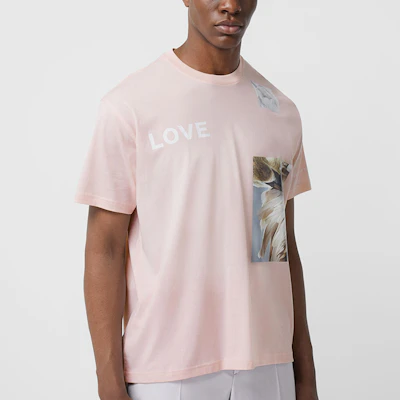 博柏利拼图标志T恤 雪石英粉 80309441 Shop 博柏利拼图标志T恤 雪石英粉 80309441