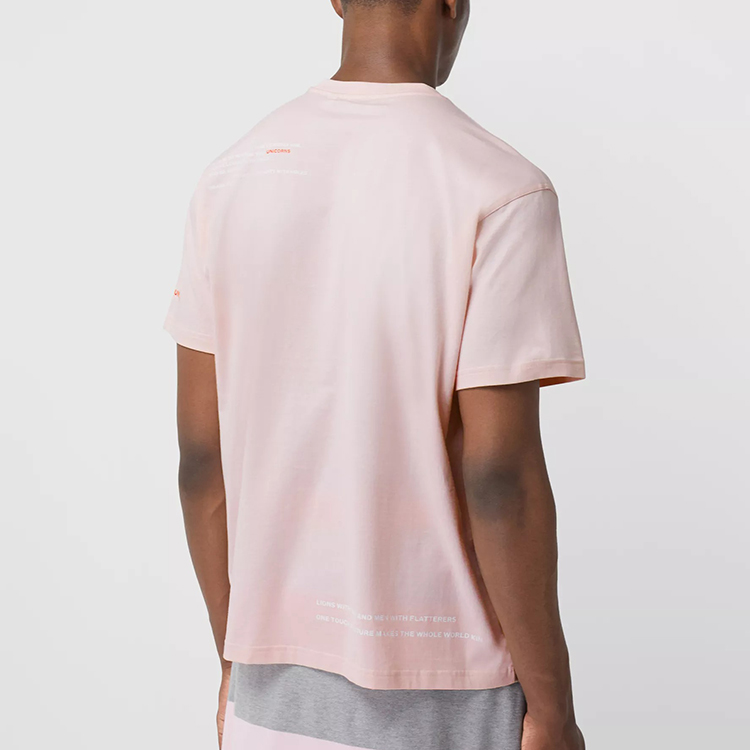 Burberry Montage Logo T-Shirt Snow Quartz Pink 80309441 圖 5