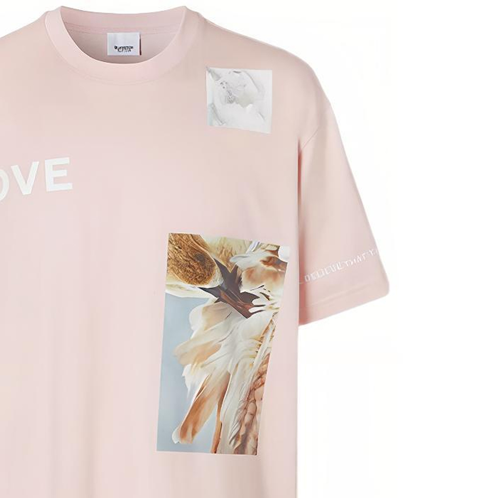 Burberry Montage Logo T-Shirt Snow Quartz Pink 80309441 圖 8