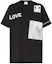 Buy Burberry Kaos Oversized Katun Hitam Unisex dengan Cetak Montage 80307651