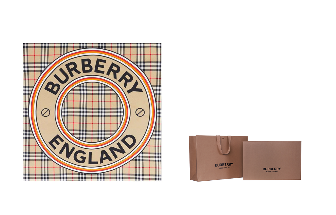 Purchase Pañuelo de Seda Burberry Estampado Montage Unisex - Multicolor. 80531821