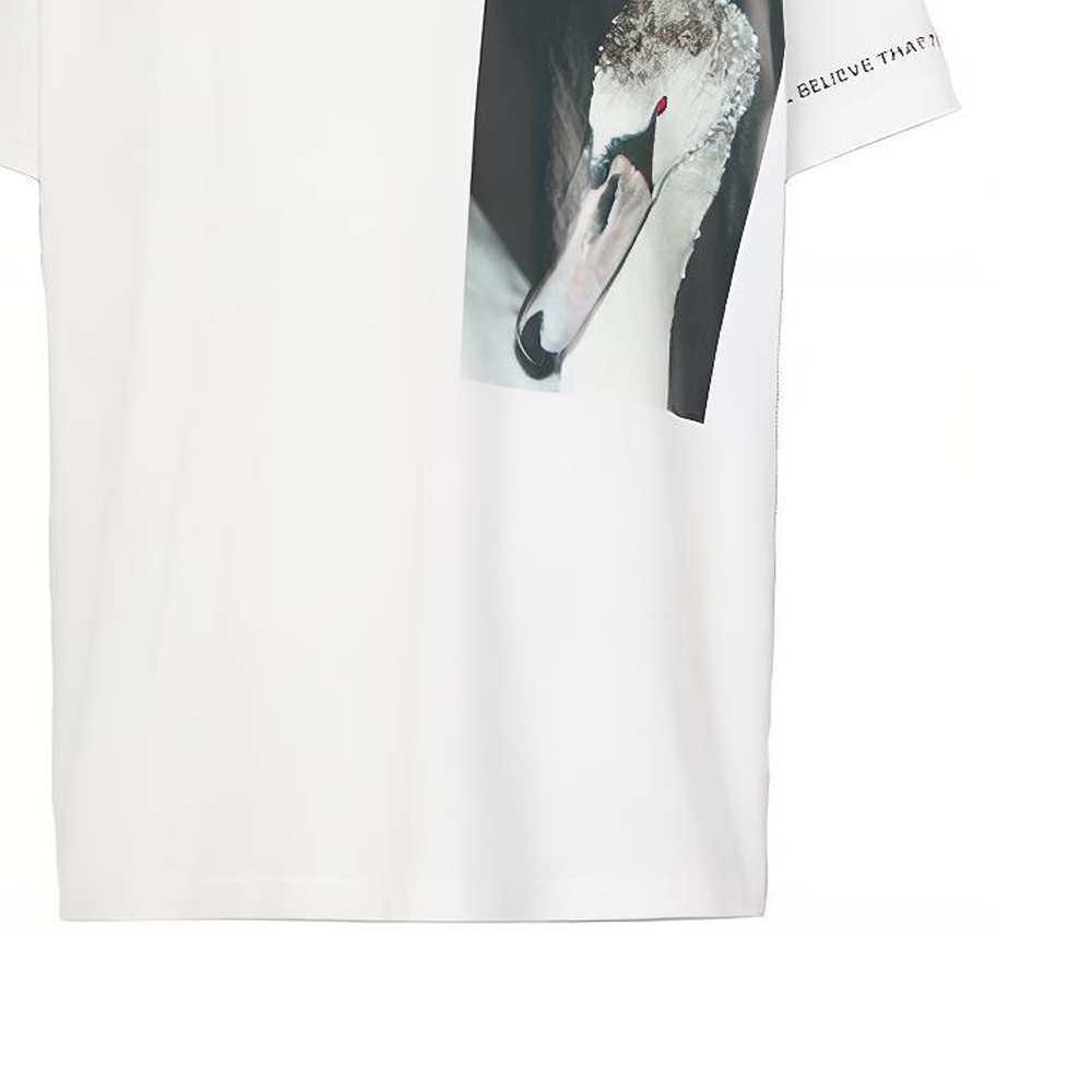 Burberry Montage Print White Short-Sleeve T-Shirt 80313111 圖 8
