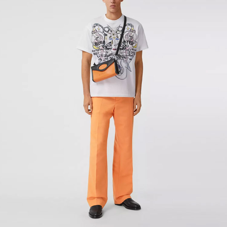 Burberry Montague Print Loose Fit Short Sleeve Tee White - 80406781 圖 4