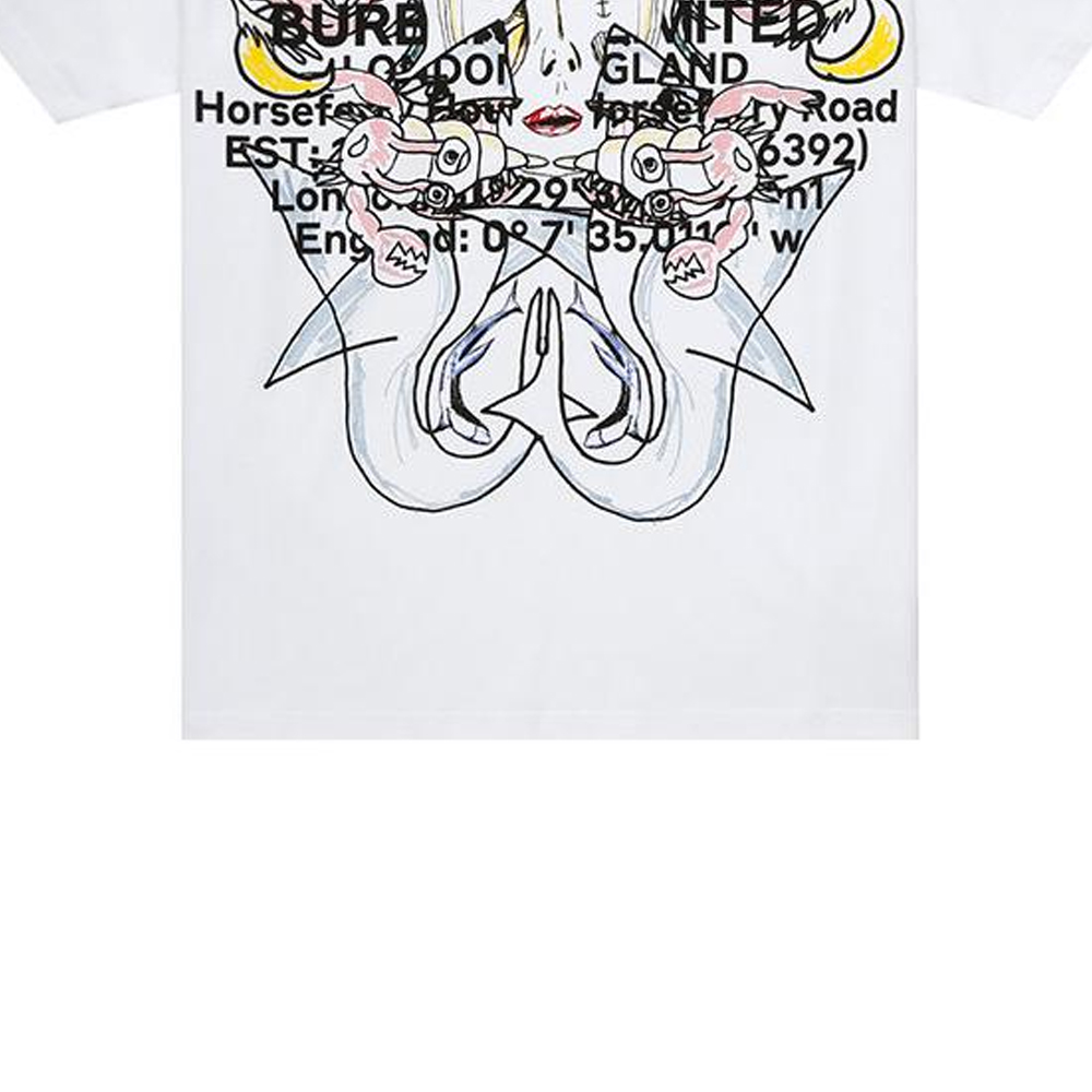 Burberry Montague Print Loose Fit Short Sleeve Tee White - 80406781 圖 8