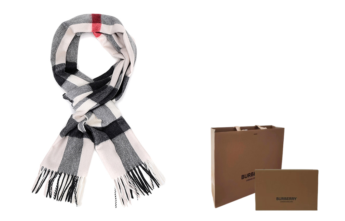 Burberry Multicolor Cashmere Scarf Unisex Couples Edition 4031045 圖 7