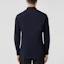 Shop Burberry Baju Kemeja Navy Blue Cotton Check Logo Koleksi Musim Bunga. 80430621