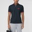 Shop Polo Burberry Azul Marino de Algodón con Ribete en Contraste. 80259741