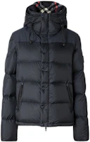 Burberry Navy Blue Detachable Sleeve Down Jacket for Men Winter 80187321 Burberry Navy Blue Detachable Sleeve Down Jacket for Men Winter 80187321