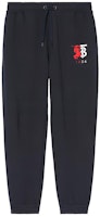 Burberry Navy Blue Joggers with TB Logo Embroidery 80256511 Burberry Navy Blue Joggers with TB Logo Embroidery 80256511