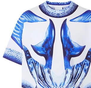 Burberry 深藍色美人魚尾印花寬鬆棉T恤. 80406861 Details for Burberry 深藍色美人魚尾印花寬鬆棉T恤. 80406861