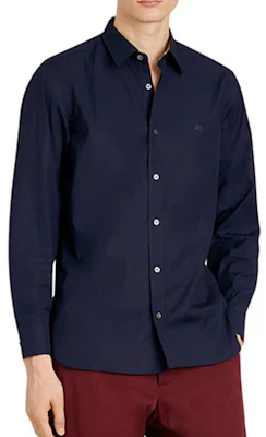 Burberry Baju Kemeja Lengan Panjang Kasual Biru Navy Lelaki 39911571 Shop Burberry Baju Kemeja Lengan Panjang Kasual Biru Navy Lelaki 39911571