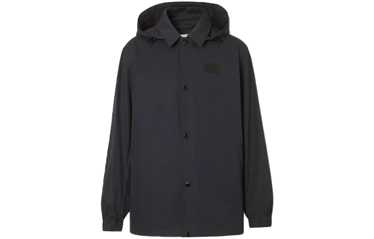 Burberry Navy Blue Waterproof Jacket with Detachable Hood 80258251