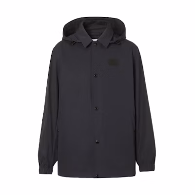 Burberry Navy Blue Waterproof Jacket with Detachable Hood 80258251