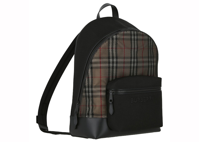 Order 博柏利卡其色經典格紋背包