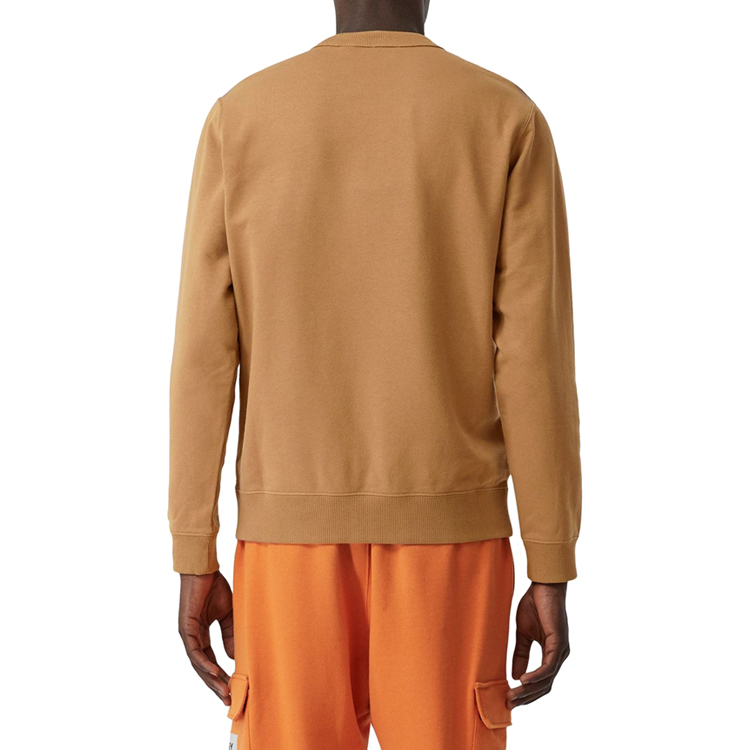 Purchase Burberry 榛果棕字母印花圓領休閒長袖上衣 45596281