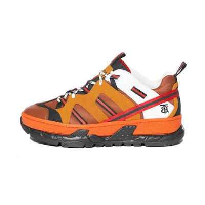 Burberry Nylon and Nubuck Union Orange