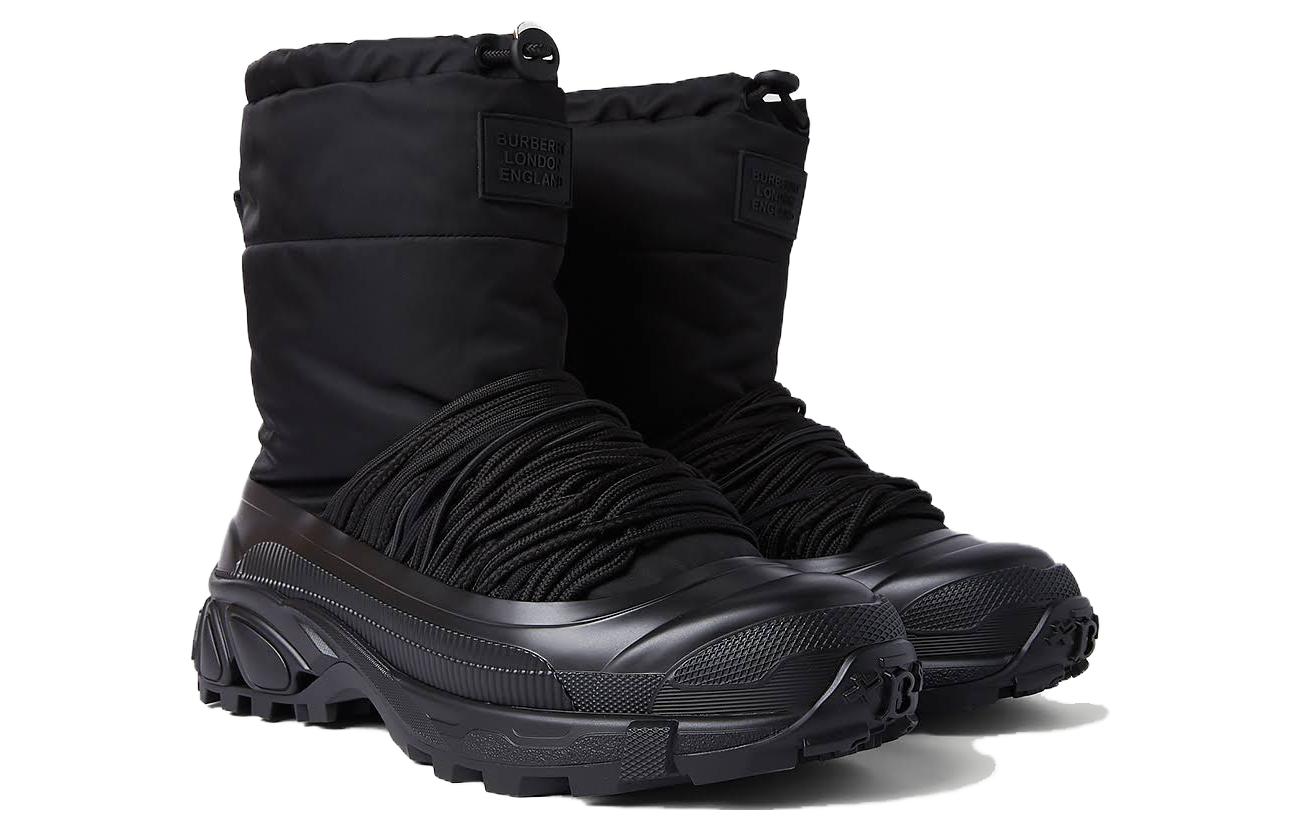 Burberry Nylon Fashion Ankle Boots 'Black' 圖 3