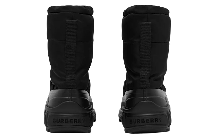 Burberry Nylon Fashion Ankle Boots 'Black' 圖 5