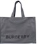 Buy Tas Tote Nilon Burberry Abu-Abu