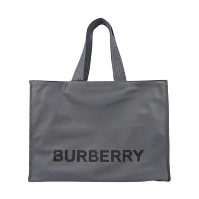 Burberry Nylon Tote Bag Grey