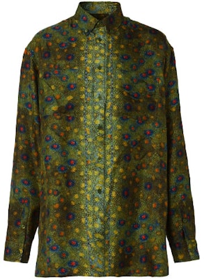 Burberry Kemeja Lengan Panjang Cetak Sisik Ikan Hijau Zaitun 45676261 Order Burberry Kemeja Lengan Panjang Cetak Sisik Ikan Hijau Zaitun 45676261