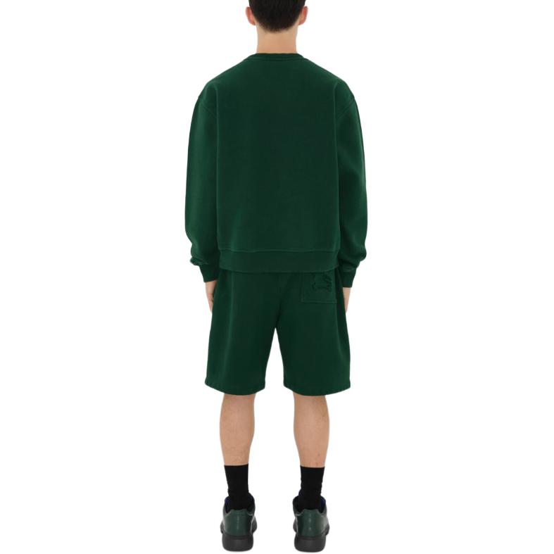 Burberry Oversized Solid Color Crewneck Sweatshirt Green 80849431 圖 5