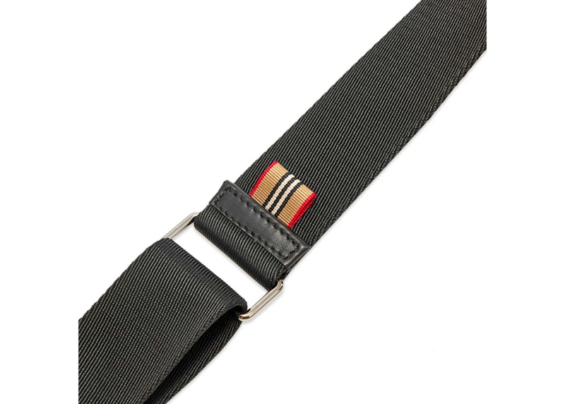 Burberry Paddy Italian Gained Leather Crossbody Bag Black 圖 3