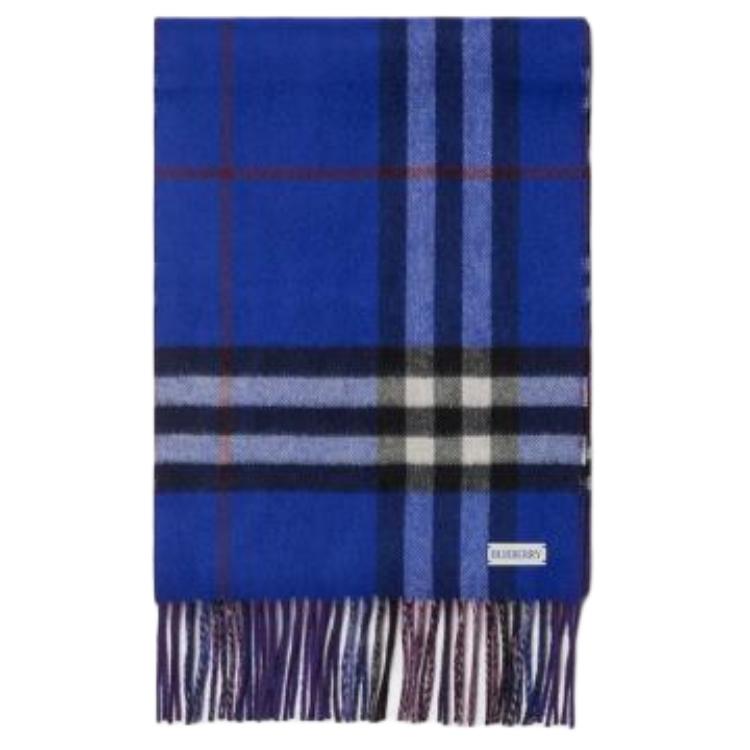Burberry Pattern Design  Cashmere Wool Scarf - Purple. 80909501 圖 3